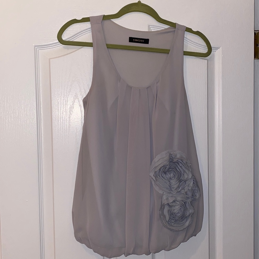 Grey blouse from Saks fifth Avenue
